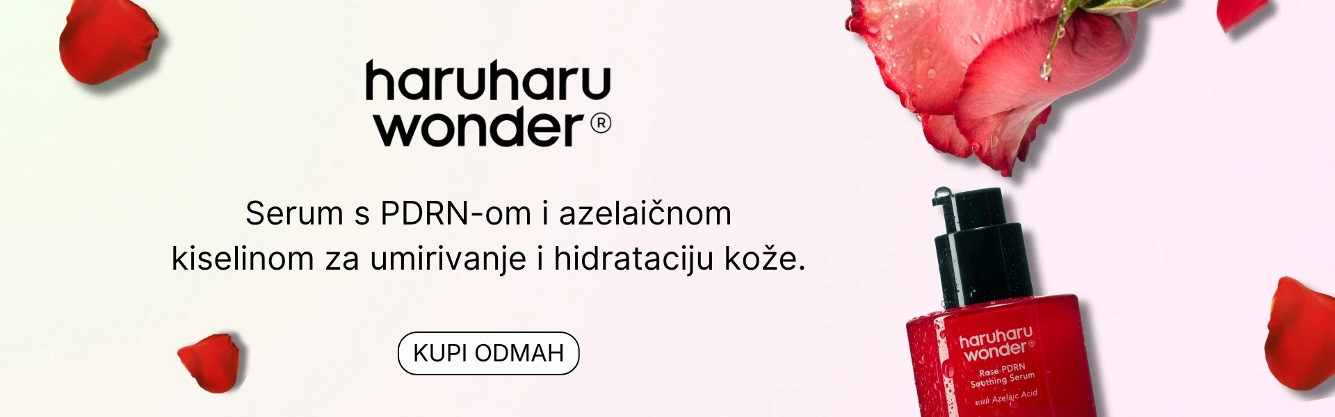 haruharu wonder Rose PDRN serum za umirivanje i hidrataciju kože