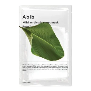 abib-mild-acidic-ph-sheet-mask-heartleaf-fit-pic-0