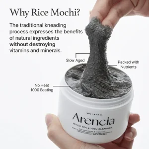 arencia-black-tea-rice-mochi-cleanser-120g-pic-2