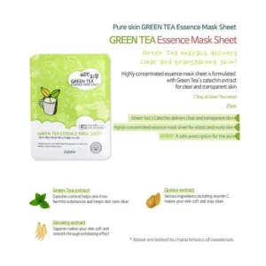 esfolio-pure-skin-green-tea-essence-mask-sheet-pic-1