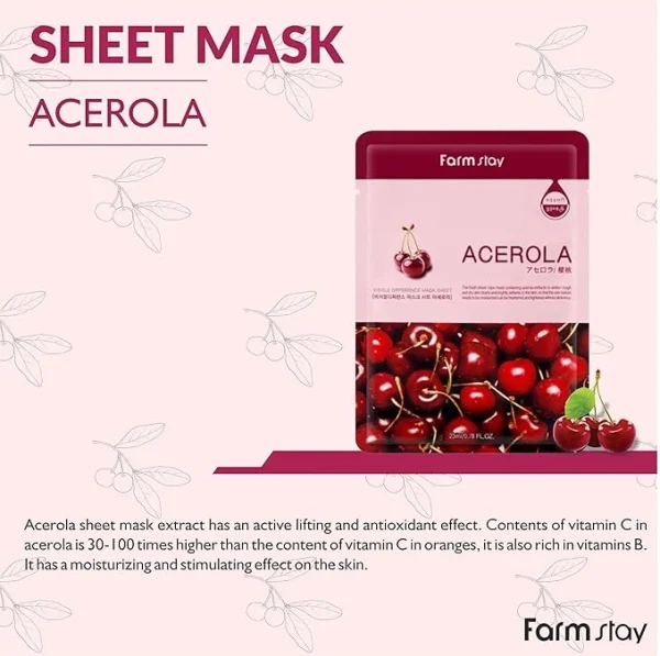 farmstay-visible-difference-acerola-sheet-mask-pic-1