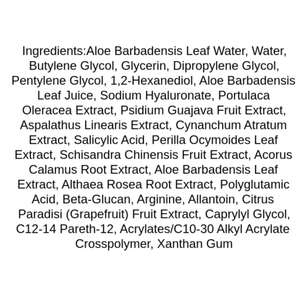 benton-aloe-bha-skin-toner-ingredients