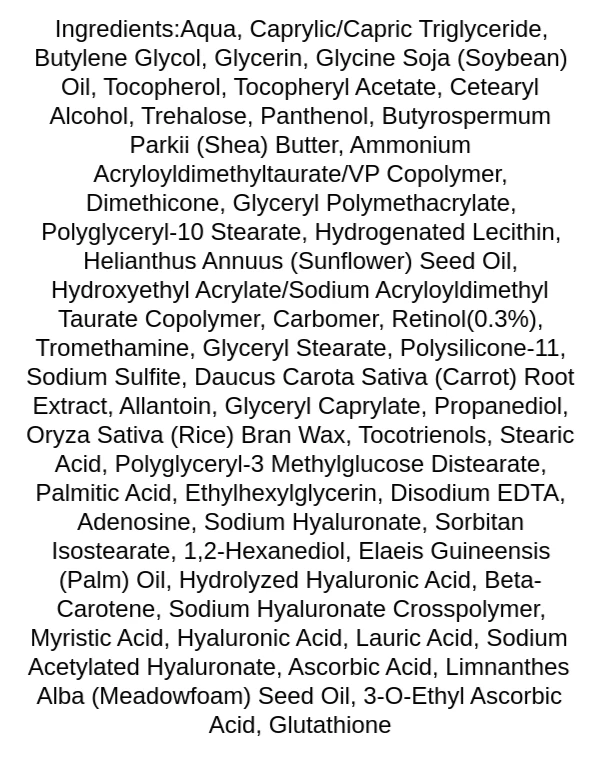 cosrx-the-retinol-03-creamsuper-vitamin-epanthenol-ingredients