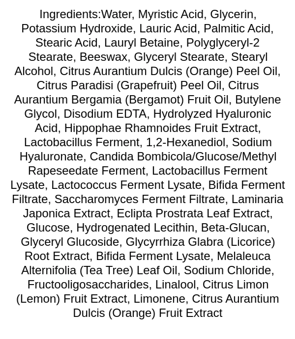 dr-ceuracle-pro-balance-creamy-deep-cleansing-foam-ingredients