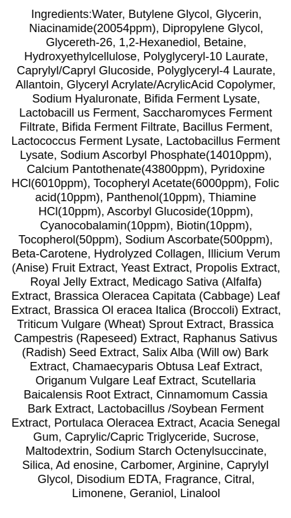 fortheskin-radiance-vita-bio-ex-ampoule-serum-ingredients