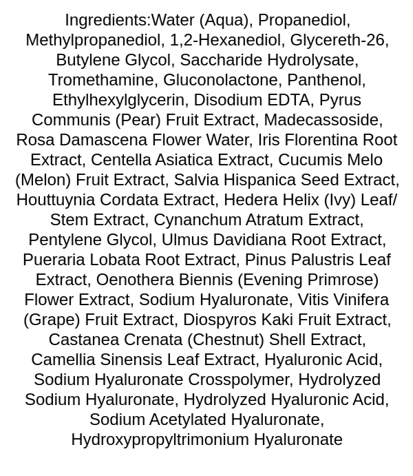 medicube-zero-pore-pad-mild-ingredients