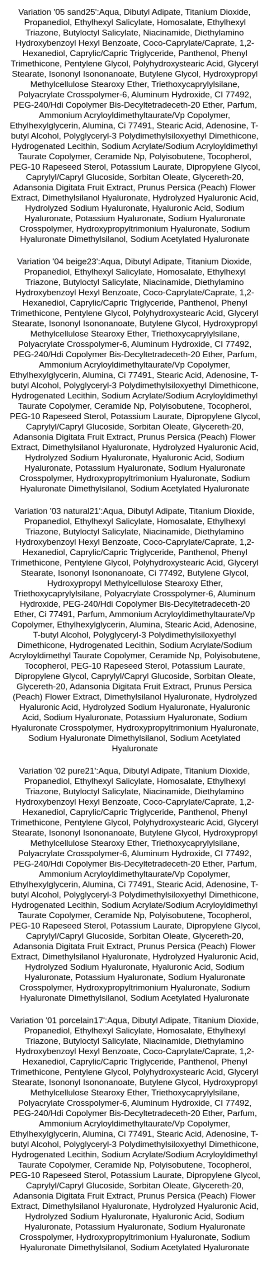 romandnd-bare-water-cushion-ingredients