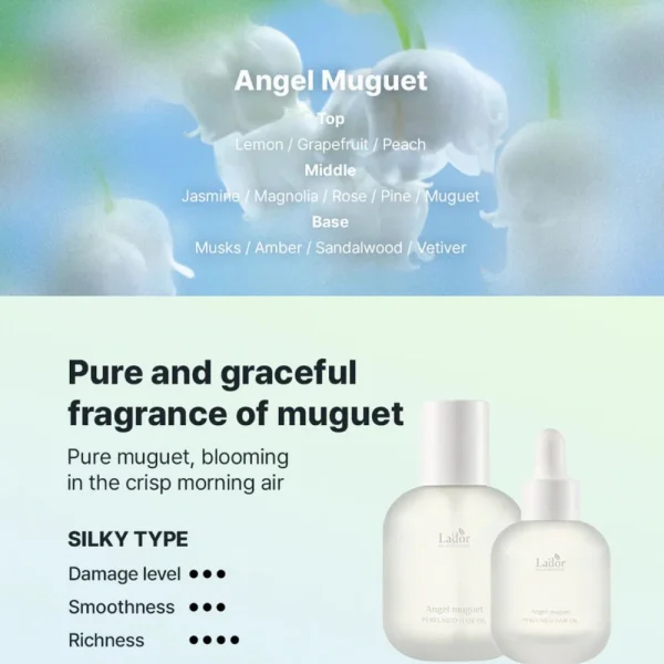 Lador - Perfumed Hair Oil Angel Muguet — fotografija 2