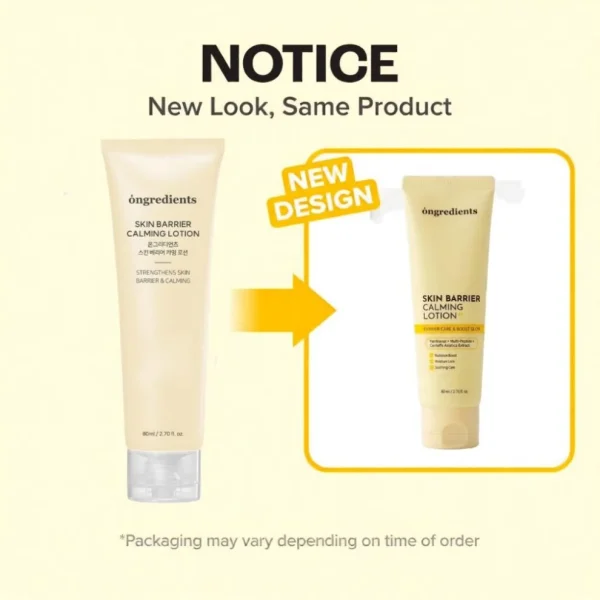 Ongredients - Skin Barrier Calming Lotion 80ml — fotografija 2